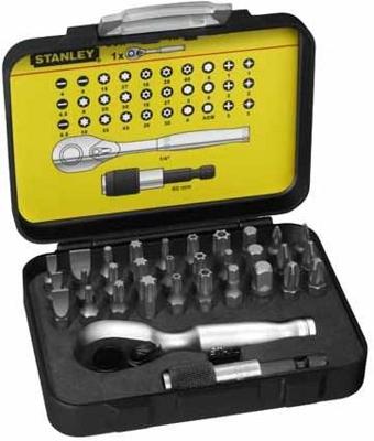 Stanley Handgereedschap bitset expert pro 1/4" - ratelsleutel (32 delig) - 1-13-904 Stanley Handgereedschap bitset expert pro 1/4" - ratelsleutel (32 delig) - 1-13-904