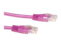 ACT IB1820 U/UTP CAT6 Patchkabel Roze - 20 meter - thumbnail