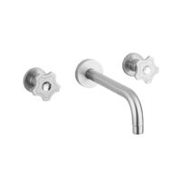 Inbouw Wastafelmengkraan Sanimex Giulini Tweeknops 20 cm Inclusief G-Link Inbouwdeel Chroom Sanimex - thumbnail