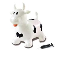 Jamara Bouncing Animal Cow white/black with pump - thumbnail