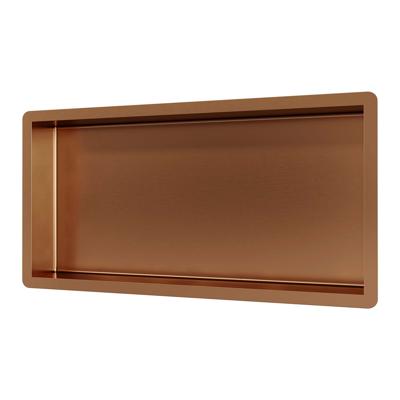 Inbouwnis Brauer Box Met Flens 30x60 cm Roestvrijstaal Koper Brauer Inbouwnis Brauer Box Met Flens 30x60 cm Roestvrijstaal Koper Brauer
