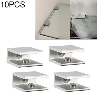 10 STKS single hole aluminiumlegering glas bevestigings clip S 12mm