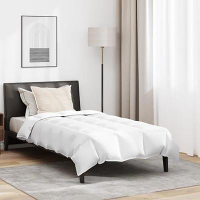 Zomer Dekbed met kussen 2 pcs Wit Donsveertjes