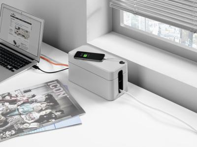 Durable CAVOLINE® BOX S 503510 Kabelmanagementbox Grijs 1 stuk(s)