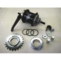 Sturmey archer versnellingsnaaf "duomatic kick-shift" two-speed hub sturmey sw with back pedal 32 hole - thumbnail