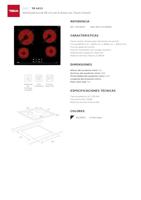 Vitrokeramische kookplaat Teka TB 6415 60 cm 6300 W - thumbnail