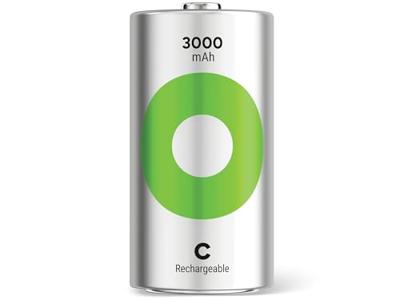 GP NiMH oplaadbare batterij C 3000mA blister(2) - 3311460 GP NiMH oplaadbare batterij C 3000mA blister(2) - 3311460