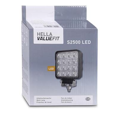 Hella Valuefit Werkschijnwerper 12 V, 24 V S2500 LED 1GA 357 106-022 Grootvlakkig terreinlicht (b x h x d) 108 x 137 x 48 mm 2500 lm 6000 K