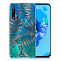 Huawei P20 Lite (2019) TPU Case Leaves Grey - thumbnail
