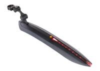 Mirage achterspatbord op zadelpen met QR en LED-strip 24-29 inch - thumbnail