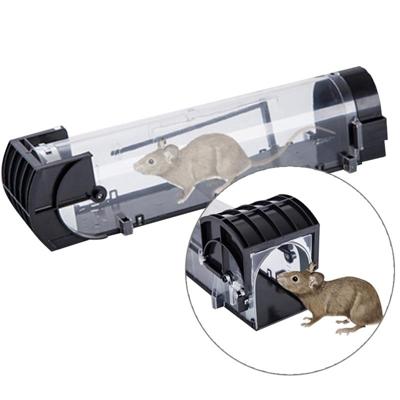 Deur humaan dier levende kooi rat muis en meer kleine knaagdieren ABS materiaal transparante val kooi