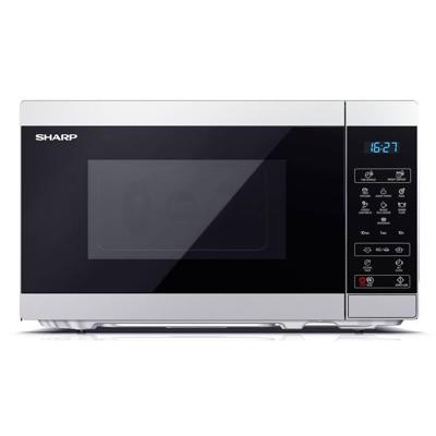 Sharp YC-MS02ES Magnetron Zwart, Zilver, Wit 800 W