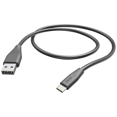 Hama Charging Cable USB-A - USB-C 1.5 m Oplader Zwart Hama Charging Cable USB-A - USB-C 1.5 m Oplader Zwart