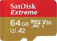 SanDisk Extreme MicroSDXC 64GB SD Adapter Action - thumbnail