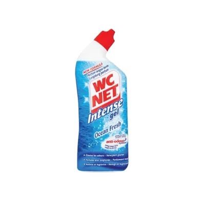 WC NET toiletreiniger Intense Ocean Fresh, fles van 750 ml