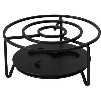 Rechaud RVS Ø16xH8cm zwart