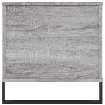 Salontafel 90x44,5x45 cm bewerkt hout grijs sonoma eikenkleurig - thumbnail
