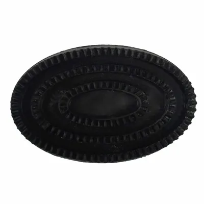 Rosborstel rubber klein zwart maat:full