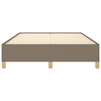 Bedframe stof taupe 140x190 cm - thumbnail