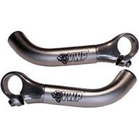VWP bar-ends 08 gebogen aluminium zilver - thumbnail