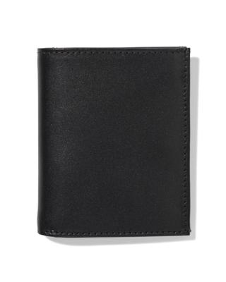 HEMA Billfold portemonnee hoog leer zwart