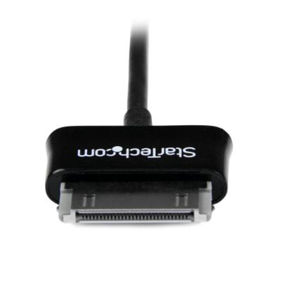 StarTech.com 3 m dock-connector naar USB-kabel voor Samsung Galaxy Tab - laad- / sync-kabel - USB-datakabel/oplaadkabel