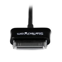 StarTech.com 3 m dock-connector naar USB-kabel voor Samsung Galaxy Tab - laad- / sync-kabel - USB-datakabel/oplaadkabel - thumbnail