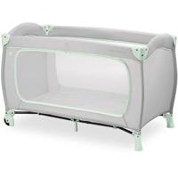 Reiswieg - HAUCK - SLEEP N PLAY GO PLUS - 60 x 120 cm - Vanaf de geboorte - Opvouwbaar - Wielen - Dusty Mint - thumbnail