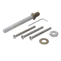 Hoppe bevestigingsset met snelstift - voor wisselgarnituren knop/kruk - >53-58< - thumbnail