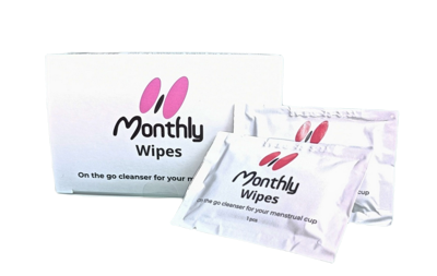 MonthlyCup reinigingsdoekjes voor menstruatiecups