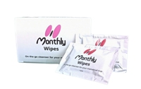 MonthlyCup reinigingsdoekjes voor menstruatiecups - thumbnail