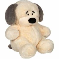 Knuffel mollige hond - GIPSY TOYS - 40 cm beige - thumbnail
