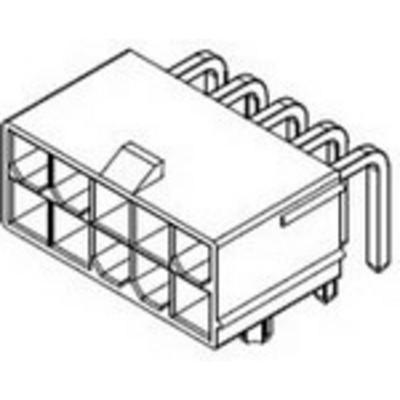 Molex 441300006 Male header, inbouw (standaard) Inhoud: 1 stuk(s)