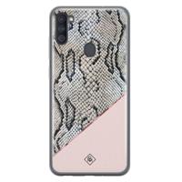 Samsung Galaxy A11 siliconen hoesje - Snake print - thumbnail