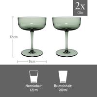 LIKE BY VILLEROY & BOCH - Like Sage - Champagnecoupe 0,19l set/2 - thumbnail
