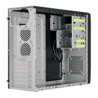 Chieftec CG-04B-OP Midi-tower PC-behuizing Zwart Harde schijf installatie zonder gereedschap - thumbnail