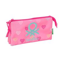 Alleshouder Benetton Heart Roze 22 x 12 x 3 cm - thumbnail