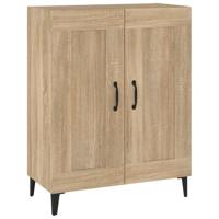Dressoir 69,5x34x90 cm bewerkt hout sonoma eikenkleurig - thumbnail