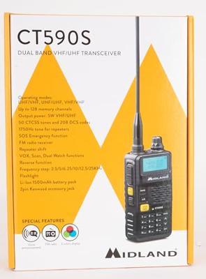Midland C1354 CT590S Portofoon voor zendamateurs Midland C1354 CT590S Portofoon voor zendamateurs