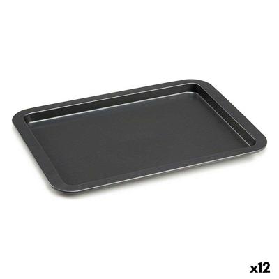 Ovenschaal Kinvara Grijs Metaal 48 x 3 x 33,5 cm (12 Stuks)