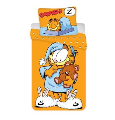 Garfield dekbedovertrek oranje 100 x 135 cm Katoen - thumbnail