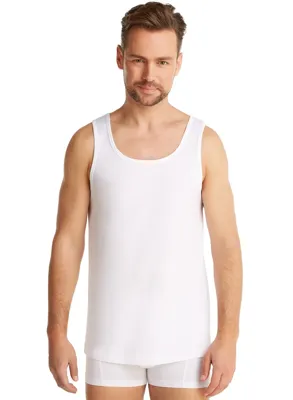 2-Pack Basics Heren singlet - 32324 - Biologisch katoenen heren onderhemd / hemd heren