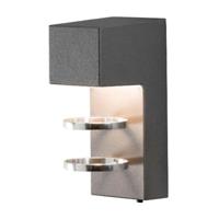 Konstsmide Acerra 7957-370 LED-buitenlamp (wand) Energielabel: G (A - G) LED LED vast ingebouwd 5 W Antraciet - thumbnail
