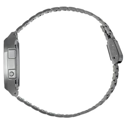 Horloge Heren Casio A168WEGG-1BEF Zwart Zilverkleurig (Ø 36 mm) (Ø 38 mm) - thumbnail