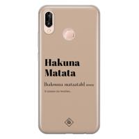 Huawei P20 Lite siliconen hoesje - Hakuna matata - thumbnail