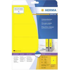 HERMA 5096 printeretiket Geel Zelfklevend printerlabel