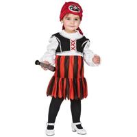 Mini piratenmeisje kostuum - thumbnail