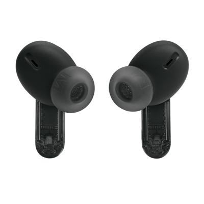 JBL Tune Beam 2, Wireless Noise Cancelling Bluetooth Earbuds met 48 uur afspeeltijd, IP54 Water- en Stofbestendig, Multi-Point Verbinding, In-Ear en Ergonomisch Design, in Ghost Zwart