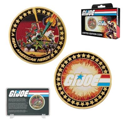 G.I. Joe Collectable Coin A Real American Hero 60th Anniversary 24k Gold Plated Limited Edition
