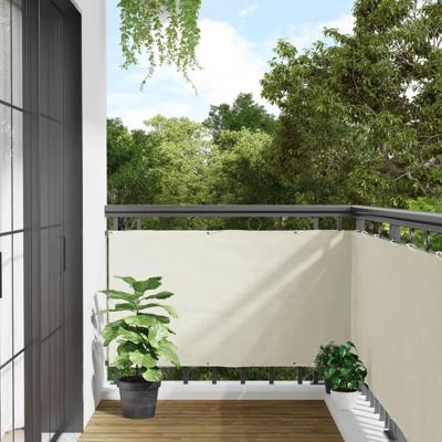 VidaXL Balkonscherm 700x75 cm pvc wit VidaXL Balkonscherm 700x75 cm pvc wit